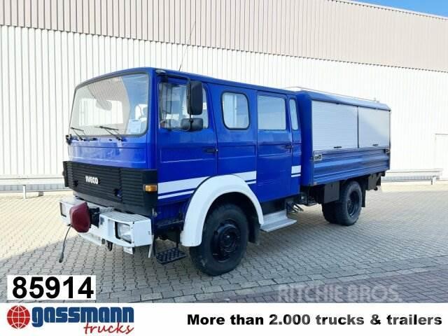 Iveco 120-23 AW 4x4 Doka, V8-Motor, Gerätewagen, Flatbed / Dropside trucks