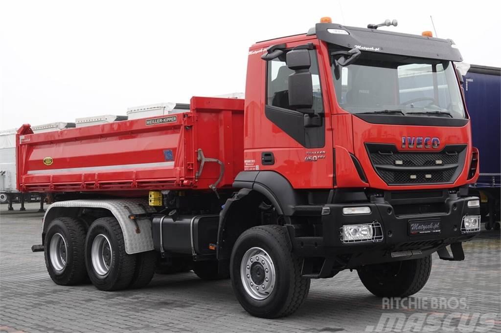 Iveco TRAKKER 450 / 6x6 / WYWROTKA / BORDMATIC / MEILLER Tipper trucks