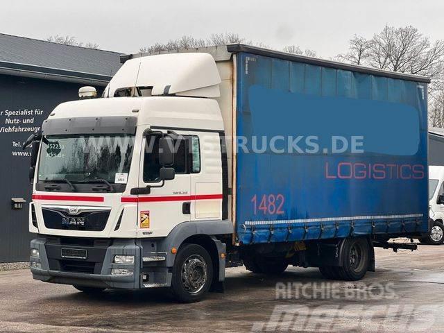 MAN TGM 18.340 4x2 Euro6 Pritsche + Plane Curtainsider trucks
