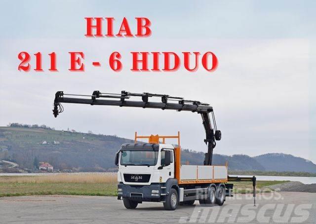 MAN TGS 26.360* HIAB 211 E-6 HIDUO / FUNK * 6x4 Crane trucks