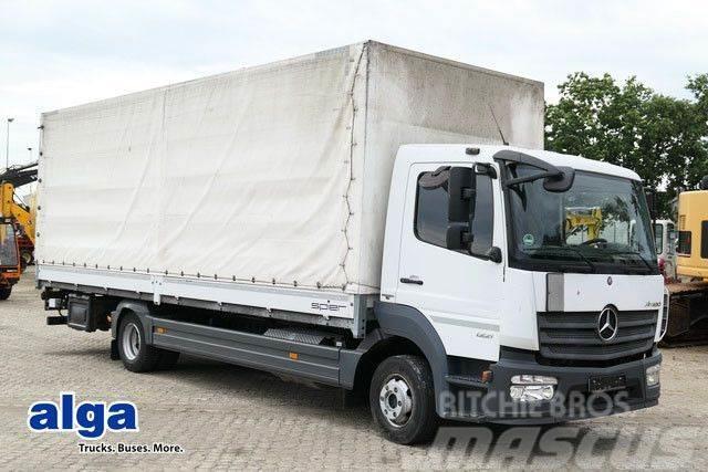 Mercedes-Benz 1221 Atego 4x2, 7.200mm lang, LBW 1,5to., Euro 6 Curtainsider trucks