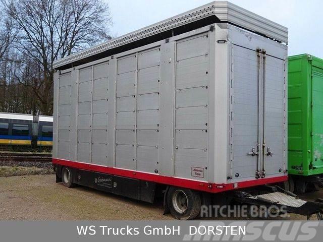  Stehmann3 Stock Ausahrbares Dach Vollalu Animal transport trailers