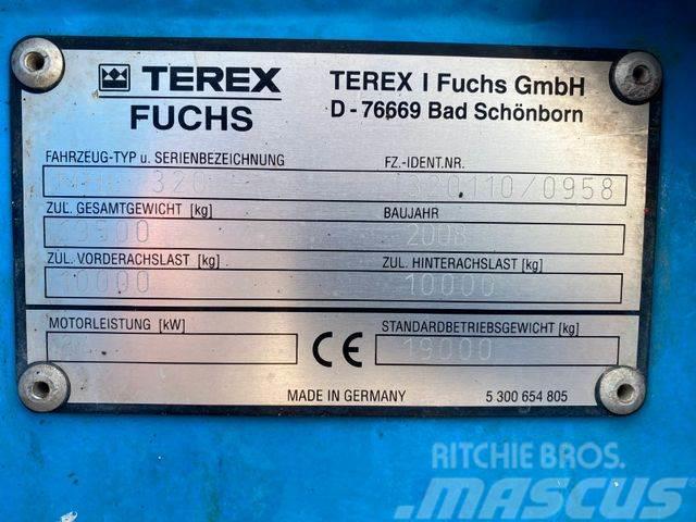 Terex Fuchs MHL 320 Umschlagbagger **BJ. 2008 * 7701H Wheeled excavators