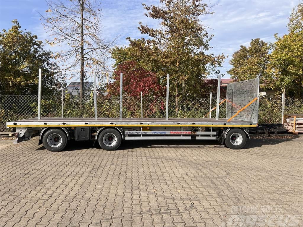 Möslein T 3 Plato 9 m 3 Achs Jumbo- Plato- Anhänger 9 m,  Flatbed/Dropside trailers