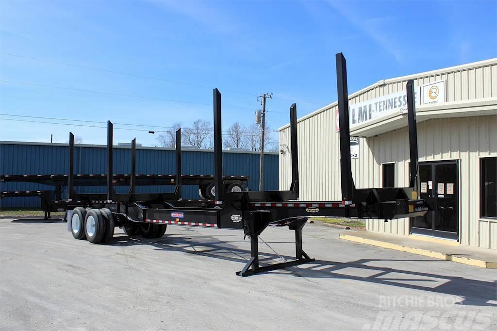 Pitts LT40-8L SINGLE POINT Timber semi-trailers