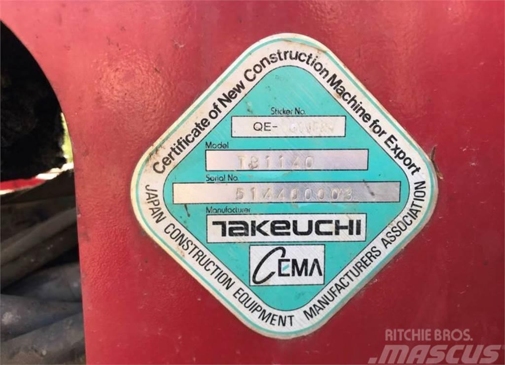 Takeuchi TB1140 Mini excavators < 7t (Mini diggers)