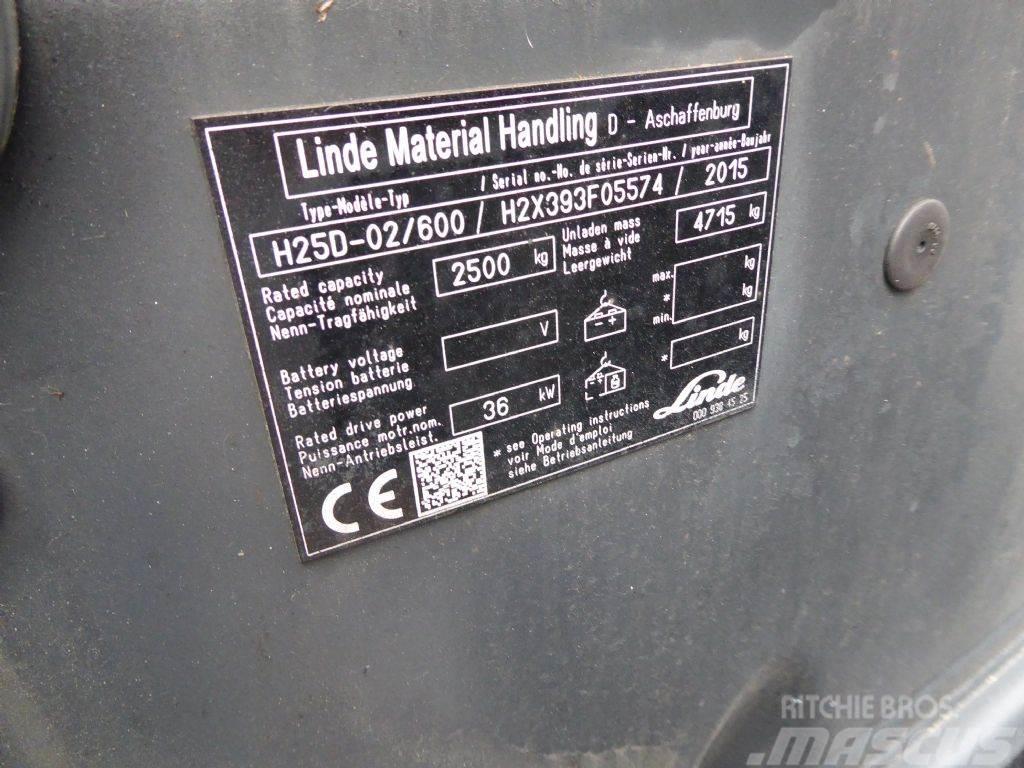 Linde H25D-02/600 Diesel trucks