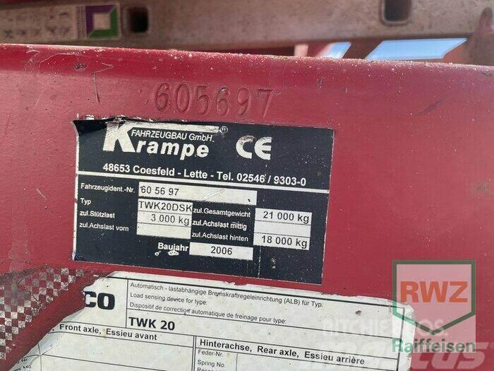 Krampe TWK20DSK / HD550 Tipper trailers