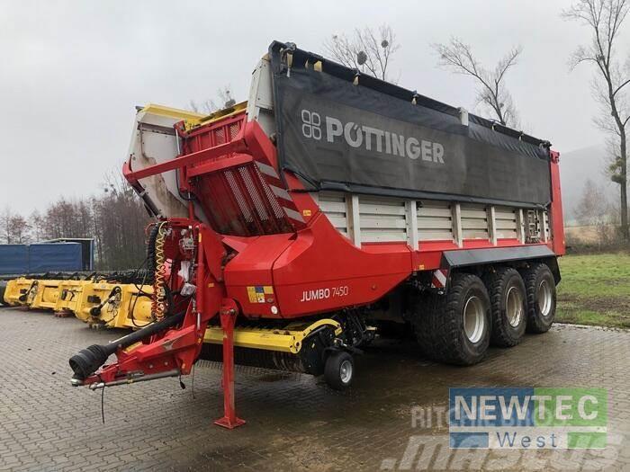 Pöttinger JUMBO 7450 DB Self loading trailers