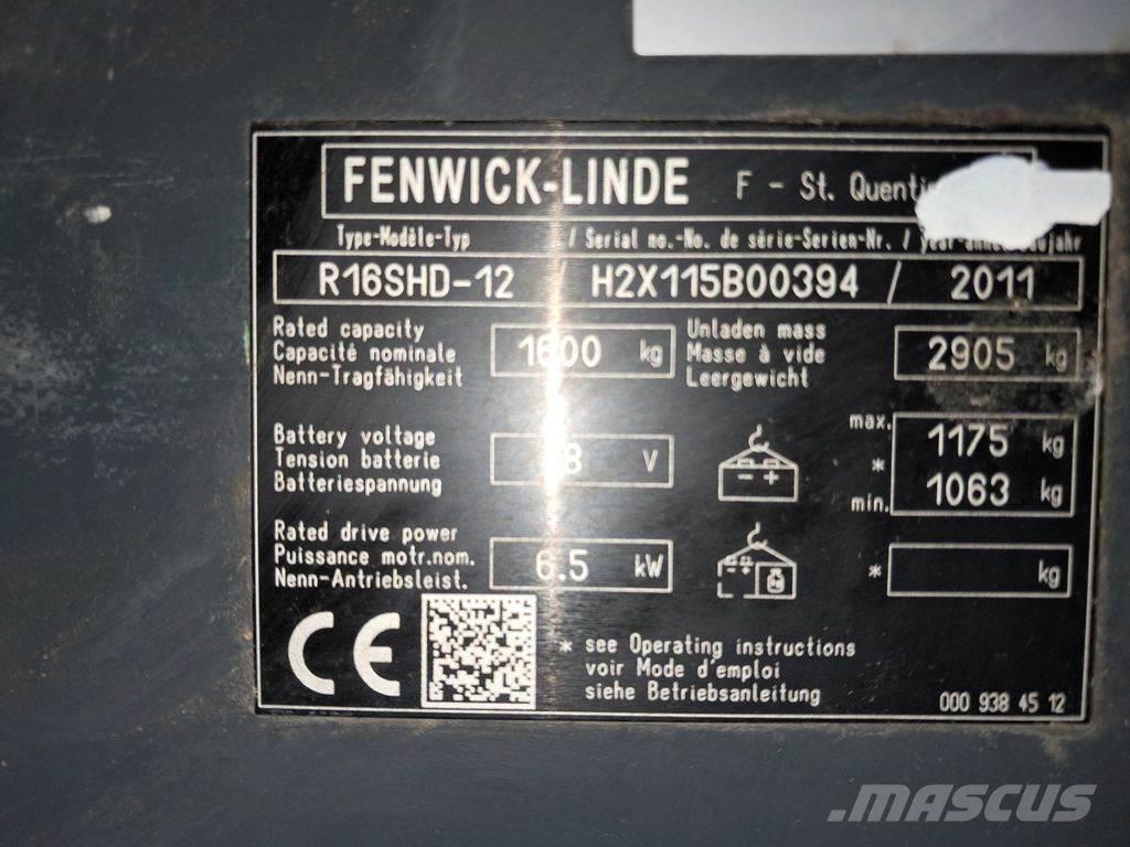 Linde R16SHD-12 Schubmaststapler