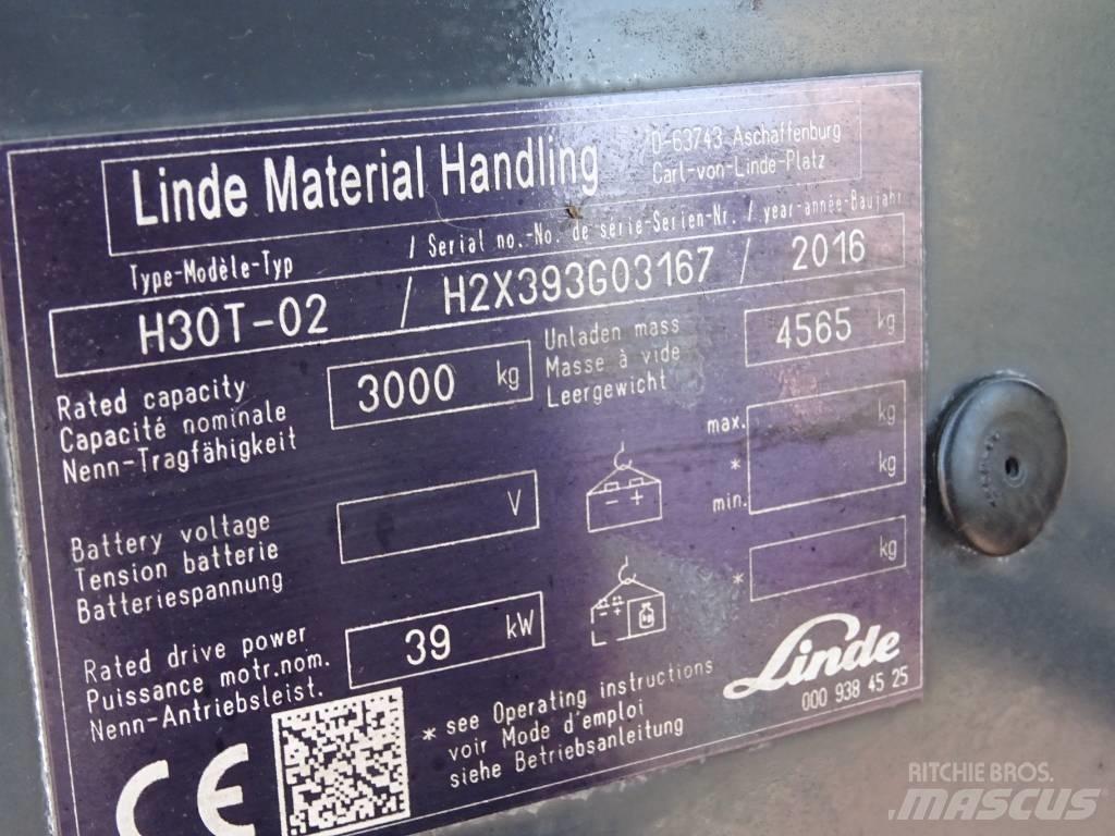 Linde H30T-02 Gasstapler