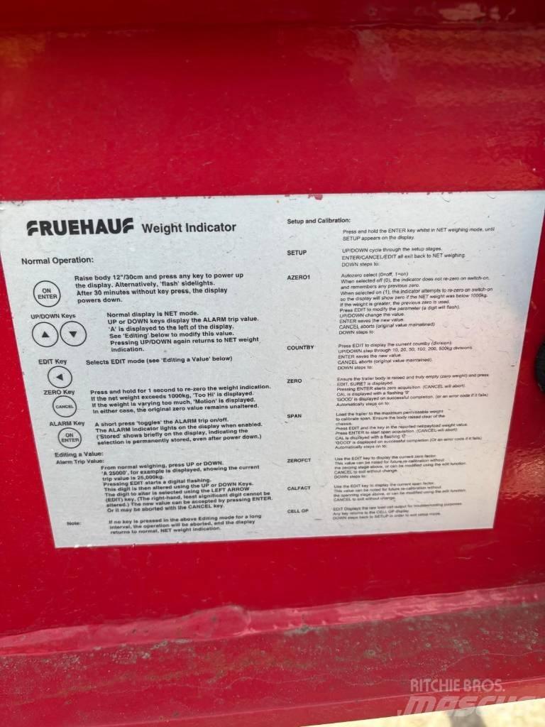 Fruehauf Halfpipe Kippladerauflieger