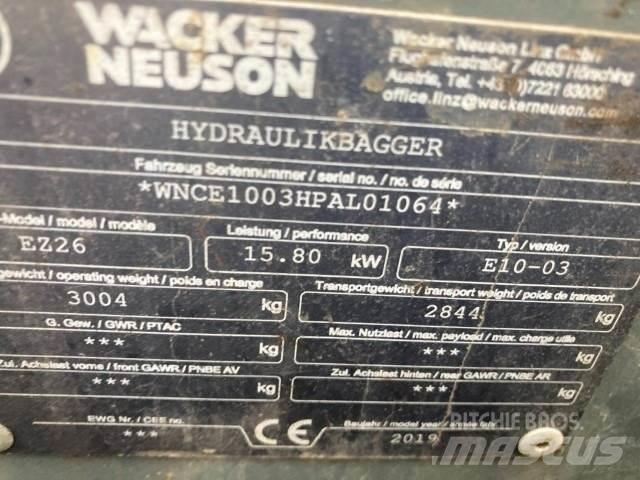 Wacker EZ26 Minibagger < 7t
