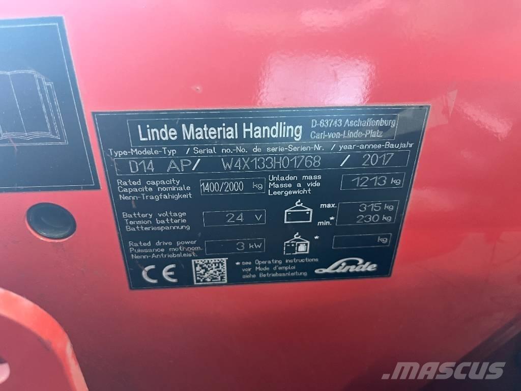 Linde D 14 AP Selbstfahrstapler