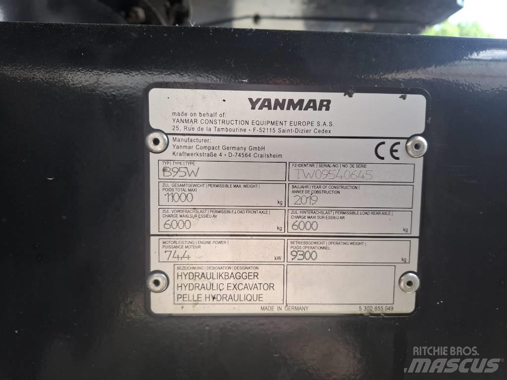 Yanmar B 95 W Mobilbagger