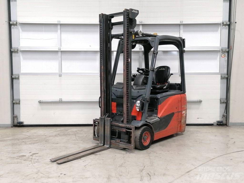 Linde E16H-02 Elektrostapler