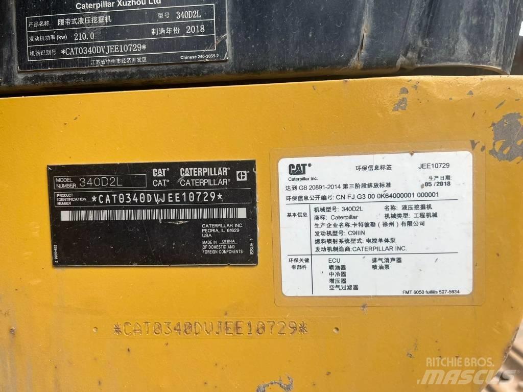 CAT 340D2L Raupenbagger