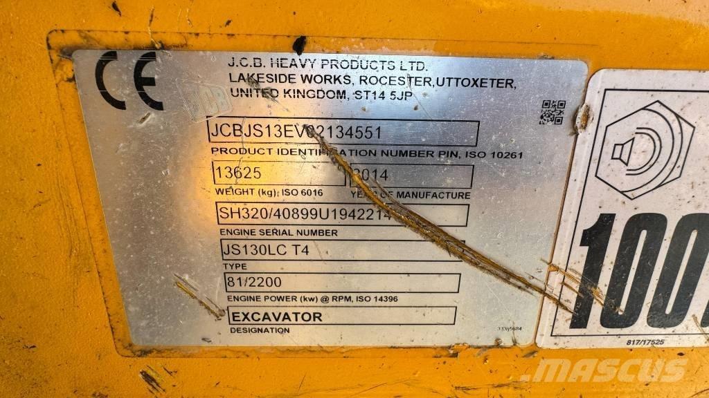 JCB JS 130 LC Raupenbagger