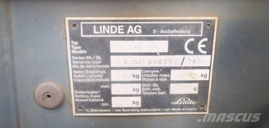 Linde H40T-01 Gasstapler
