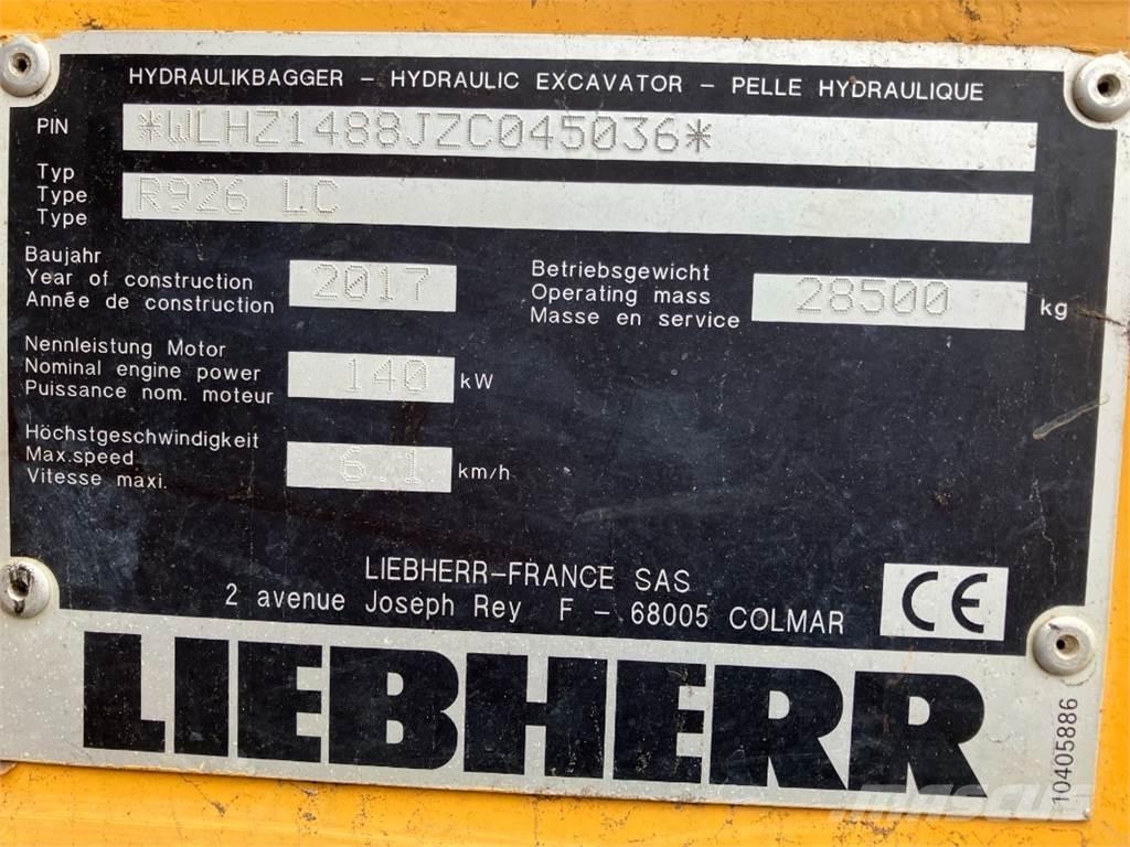 Liebherr R926 Raupenbagger