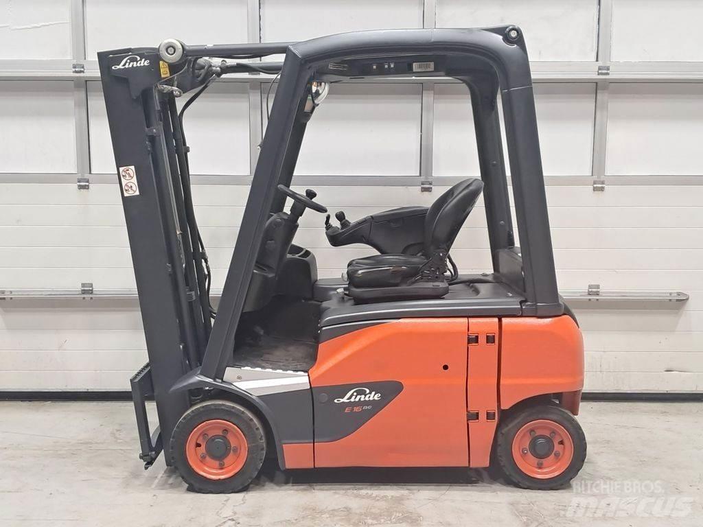 Linde E16P-02 Elektrostapler