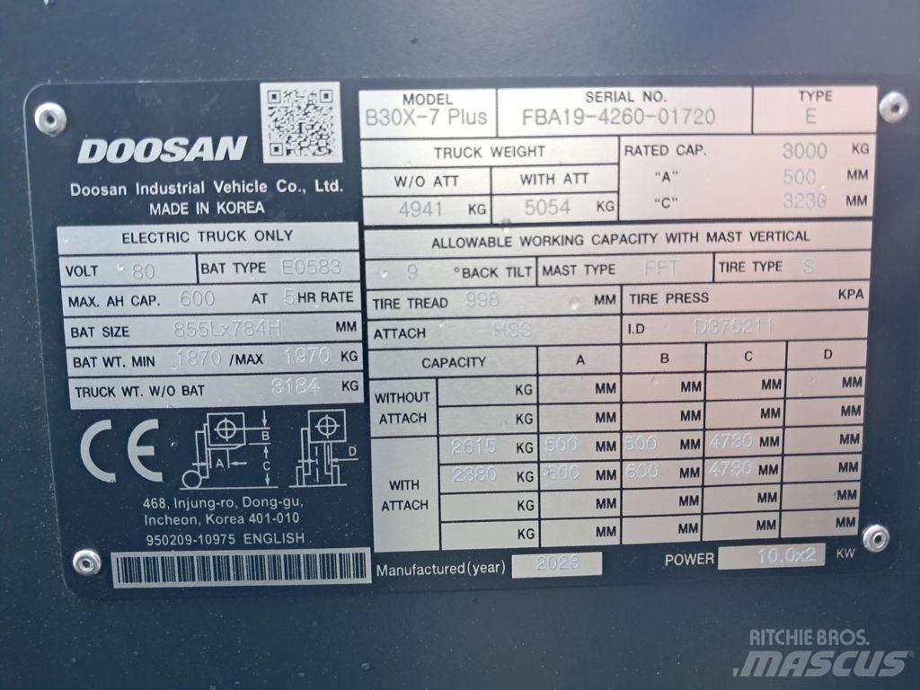 Doosan B30X-7 Plus Elektrostapler