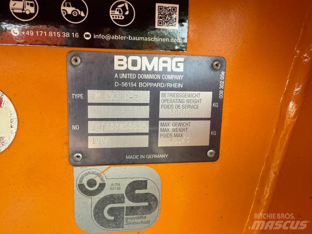 Bomag BW 213 D-2 Walzenzüge
