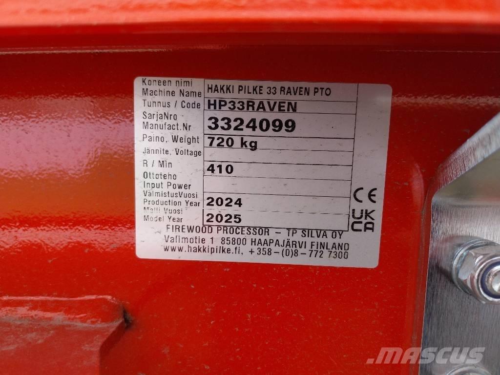 Hakki Pilke Raven 33 Holzspalter