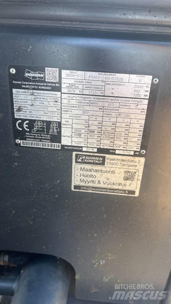 Doosan B20X-7 Elektrostapler