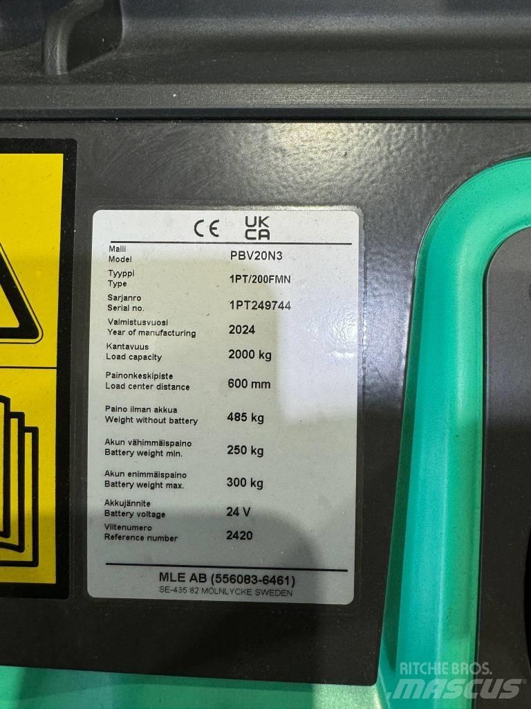 Mitsubishi PBV20N2 Gabelstapler mit Fahrerstand
