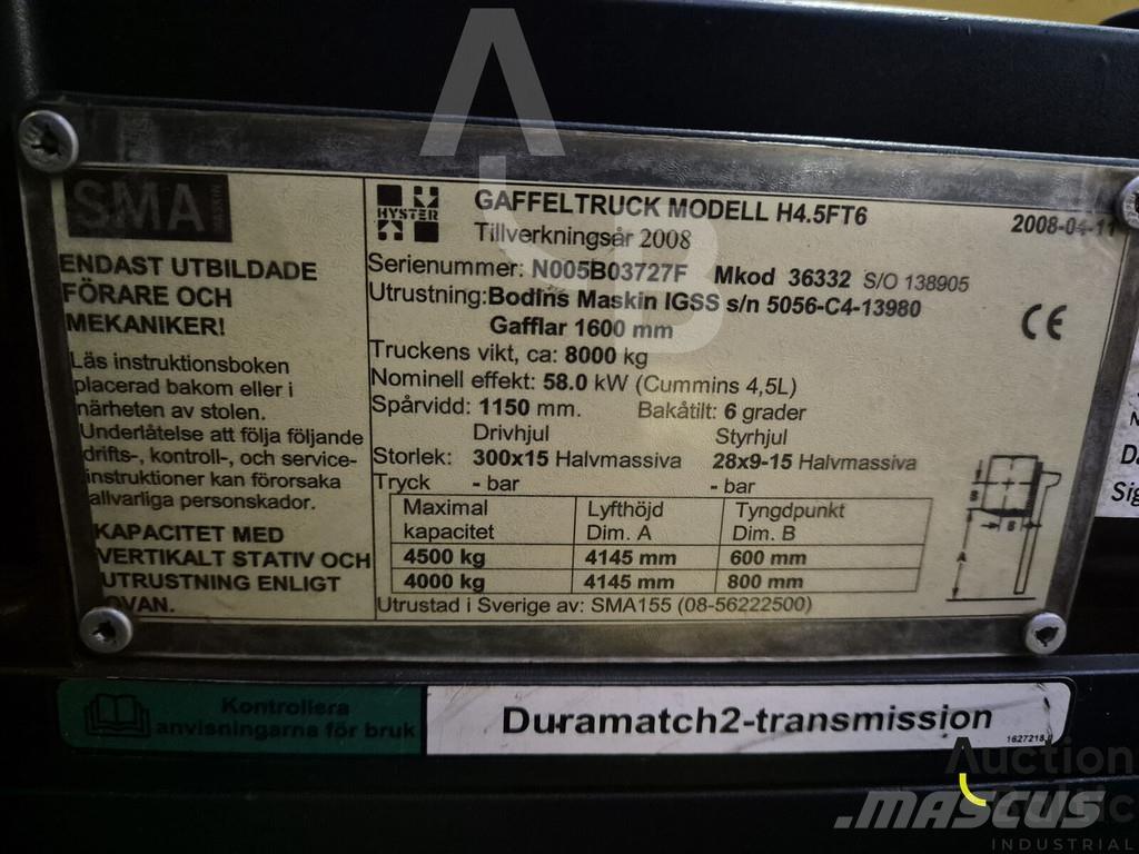 Hyster H4.5FT6 Dieselstapler
