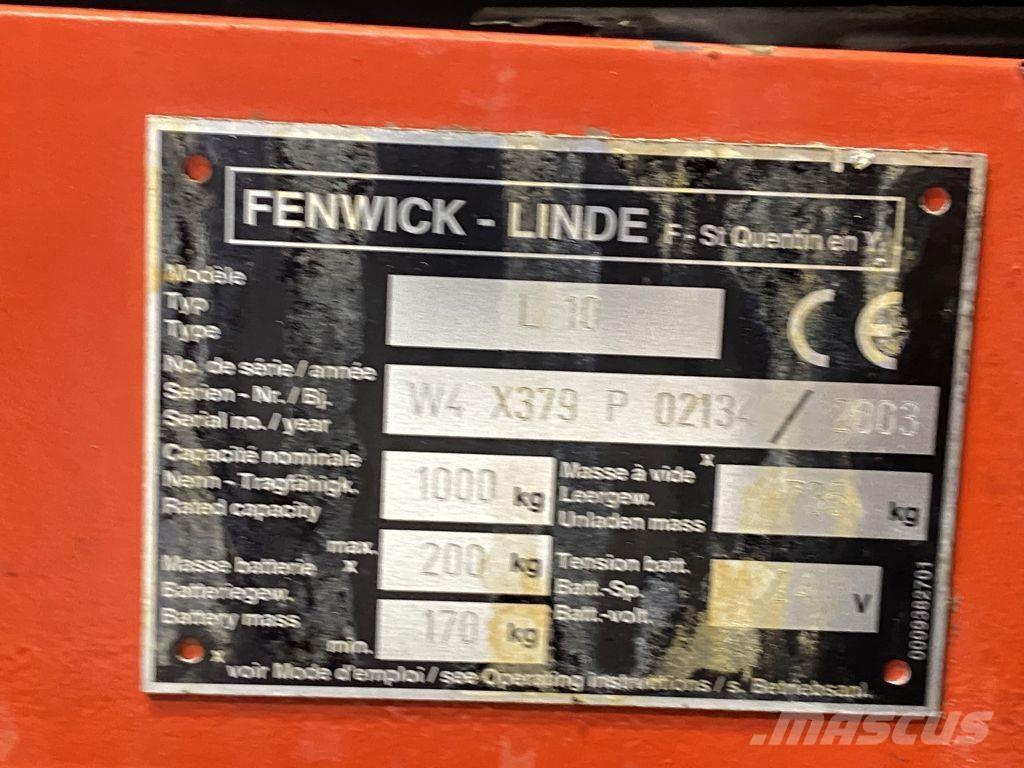 Linde L10 Deichselstapler