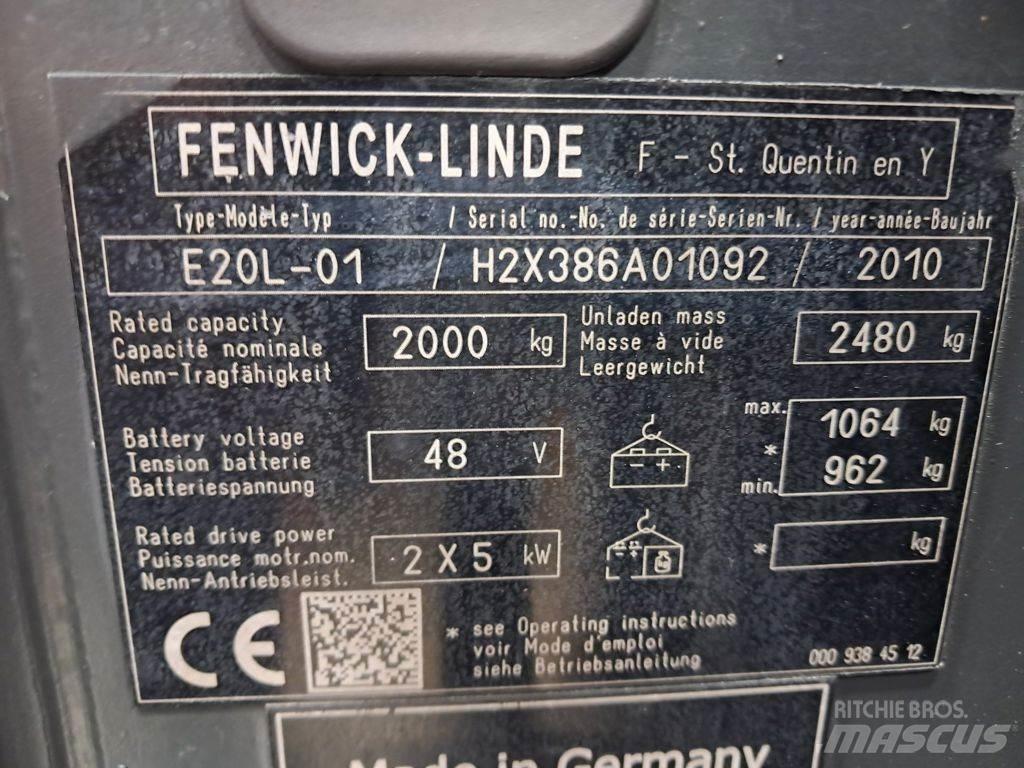 Linde E20L-01 Andere Gabelstapler