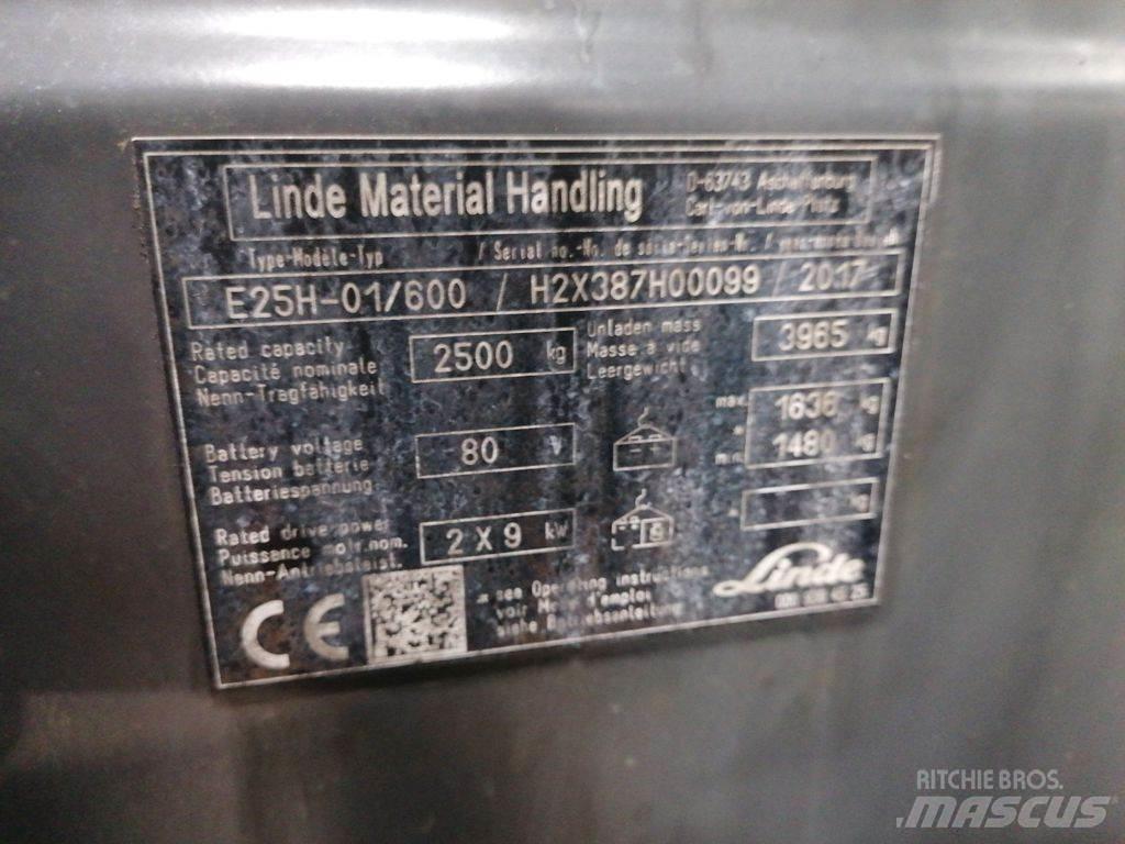 Linde E25H-01/600 Elektrostapler