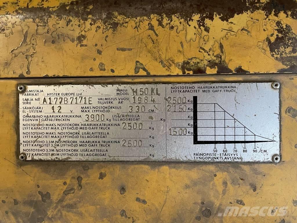 Hyster H 50 XL Gasstapler