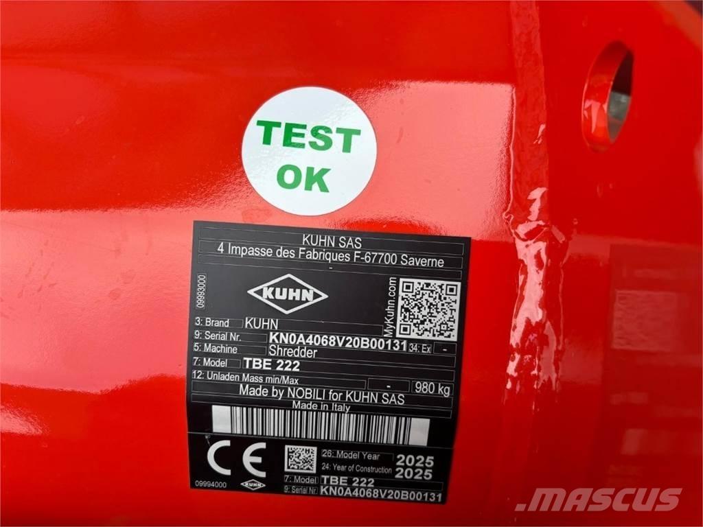 Kuhn TBE 222 Sonstige Kommunalmaschinen