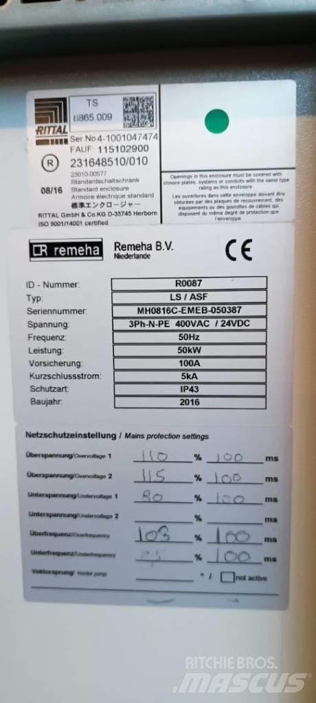 Remeha ELW 50-100 Gas Generatoren