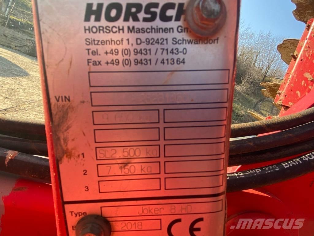 Horsch Joker 8 HD Scheibeneggen