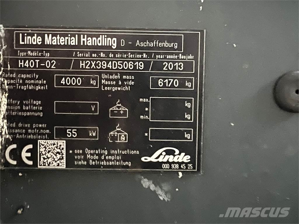 Linde H40T-02 Gasstapler