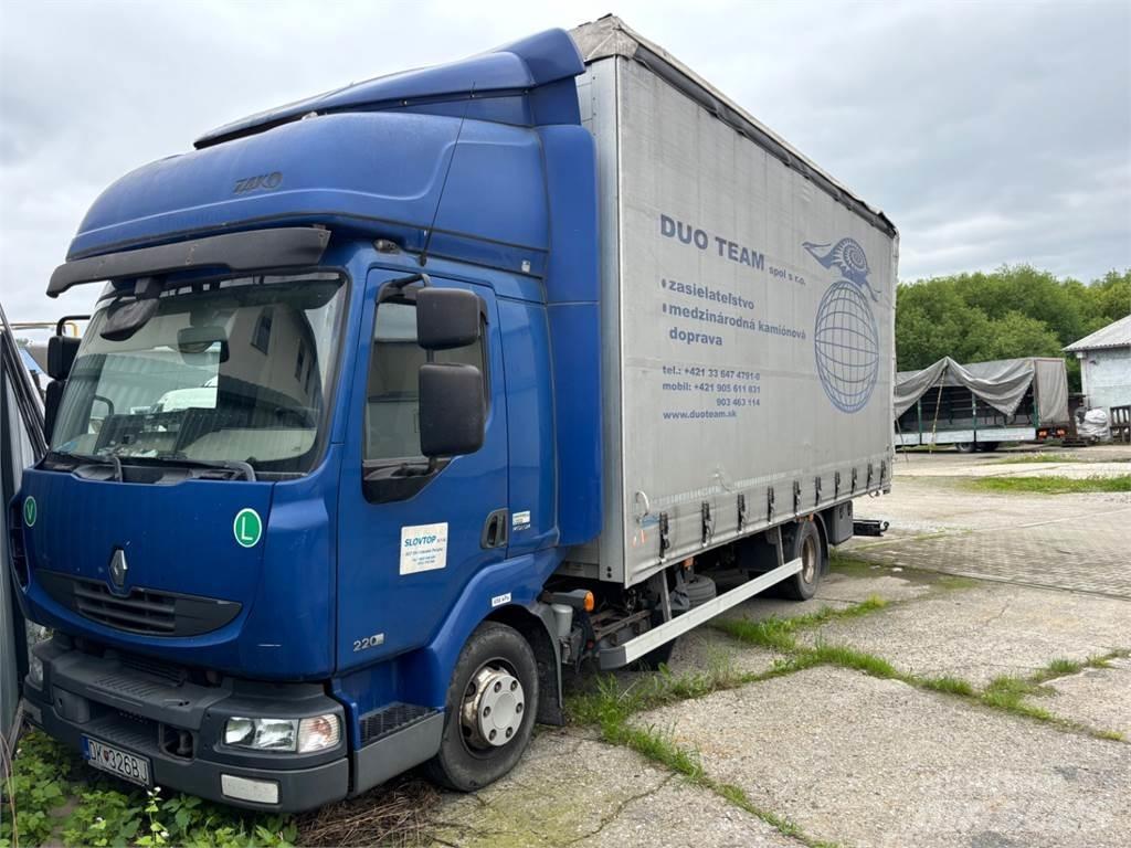 Renault MIDLUM 220 Pritschenwagen/Pritschenwagen mit Seitenklappe