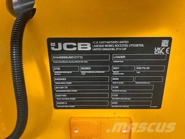 JCB 403 plus Minilader
