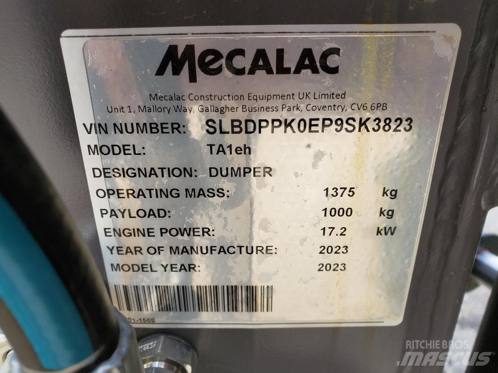 Mecalac TA1EH Minidumper