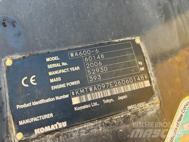 Komatsu WA 600-6 Radlader