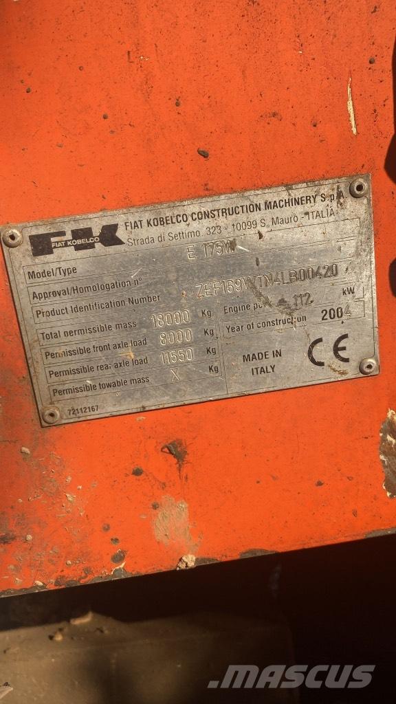 Fiat-Kobelco E 175 W Mobilbagger