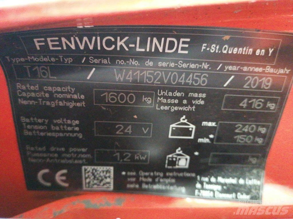 Linde T16L Niedergabelstapler