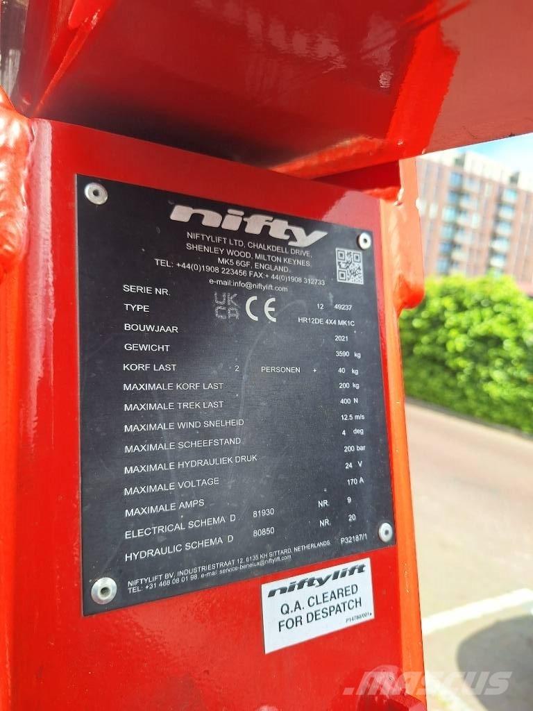 Niftylift HR 12 D E Gelenkteleskoparbeitsbühnen