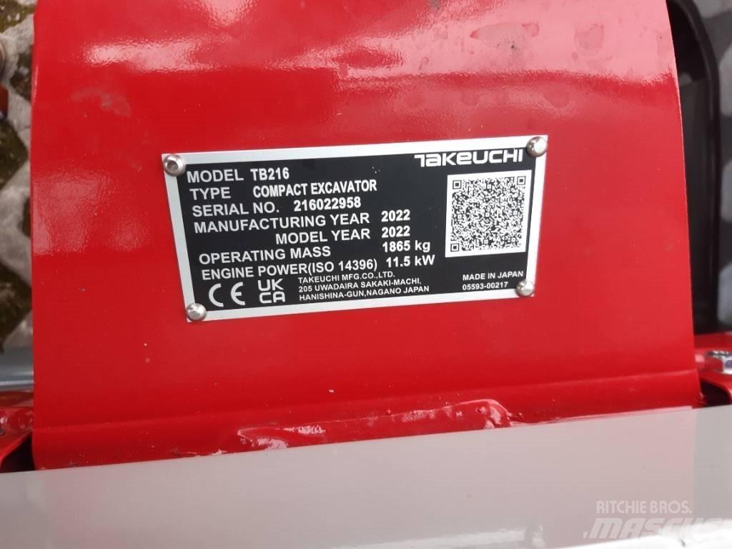 Takeuchi TB216 V2 Minibagger < 7t