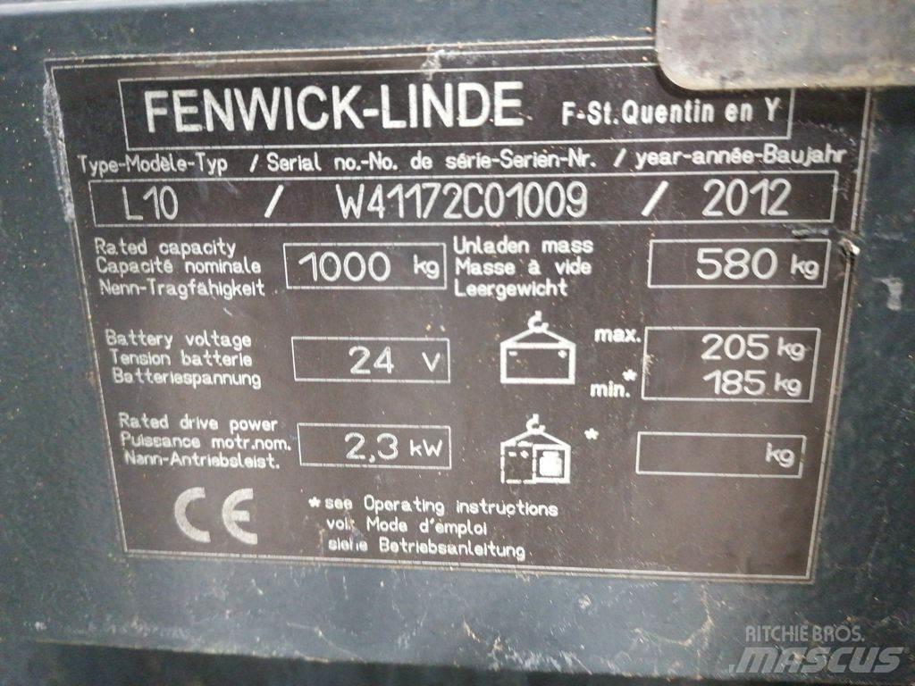Linde L10 Deichselstapler