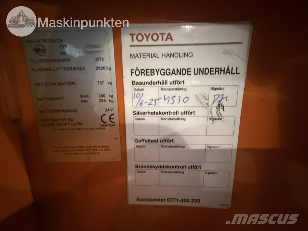 Toyota BT LPE 250 Elektrostapler