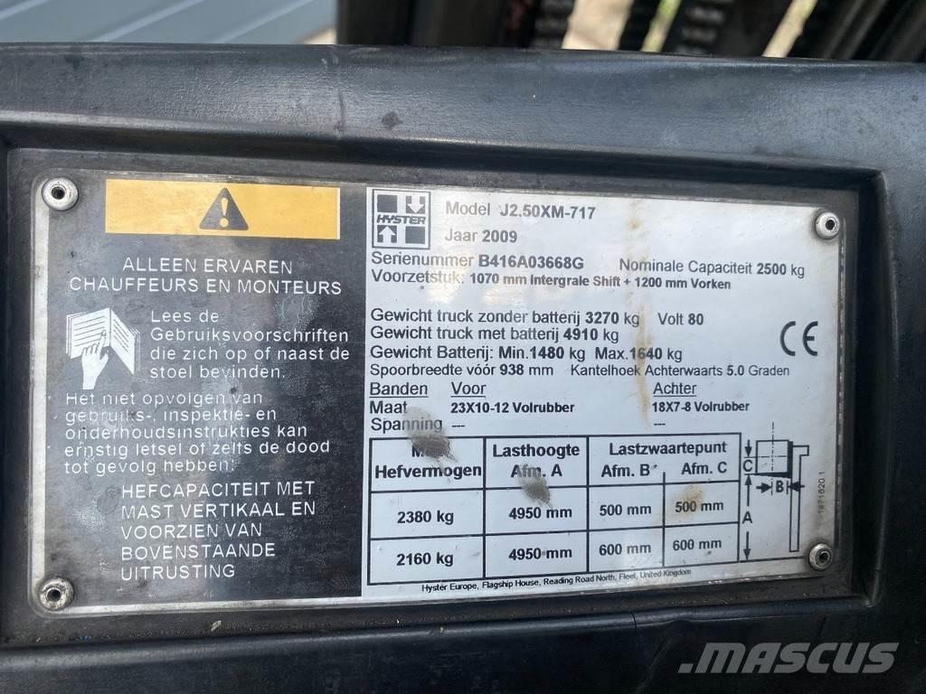 Hyster J2.50XM Elektrostapler